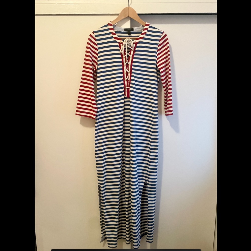 J. Crew Sammie nautical striped Baltic dress